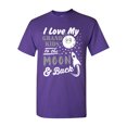 thumbnail image 1 of I Love My Grand Kids To The Moon And Back Funny Humor DT Adult T-Shirt Tee, 1 of 2