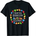 thumbnail image 1 of I Love My Granddaughter Autism Awareness Women'S Plus Size T-Shirt Black X-Large, 1 of 5
