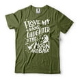 thumbnail image 1 of I Love My Granddaughter To The Moon And Back Tee Grandpa Grandma Shirt Grandfather Grandmother Gift (Small Military Green), 1 of 6