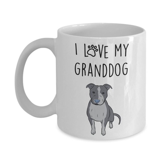 I Love My Granddog Mug - Funny Granddog Tea Hot Cocoa Coffee Cup