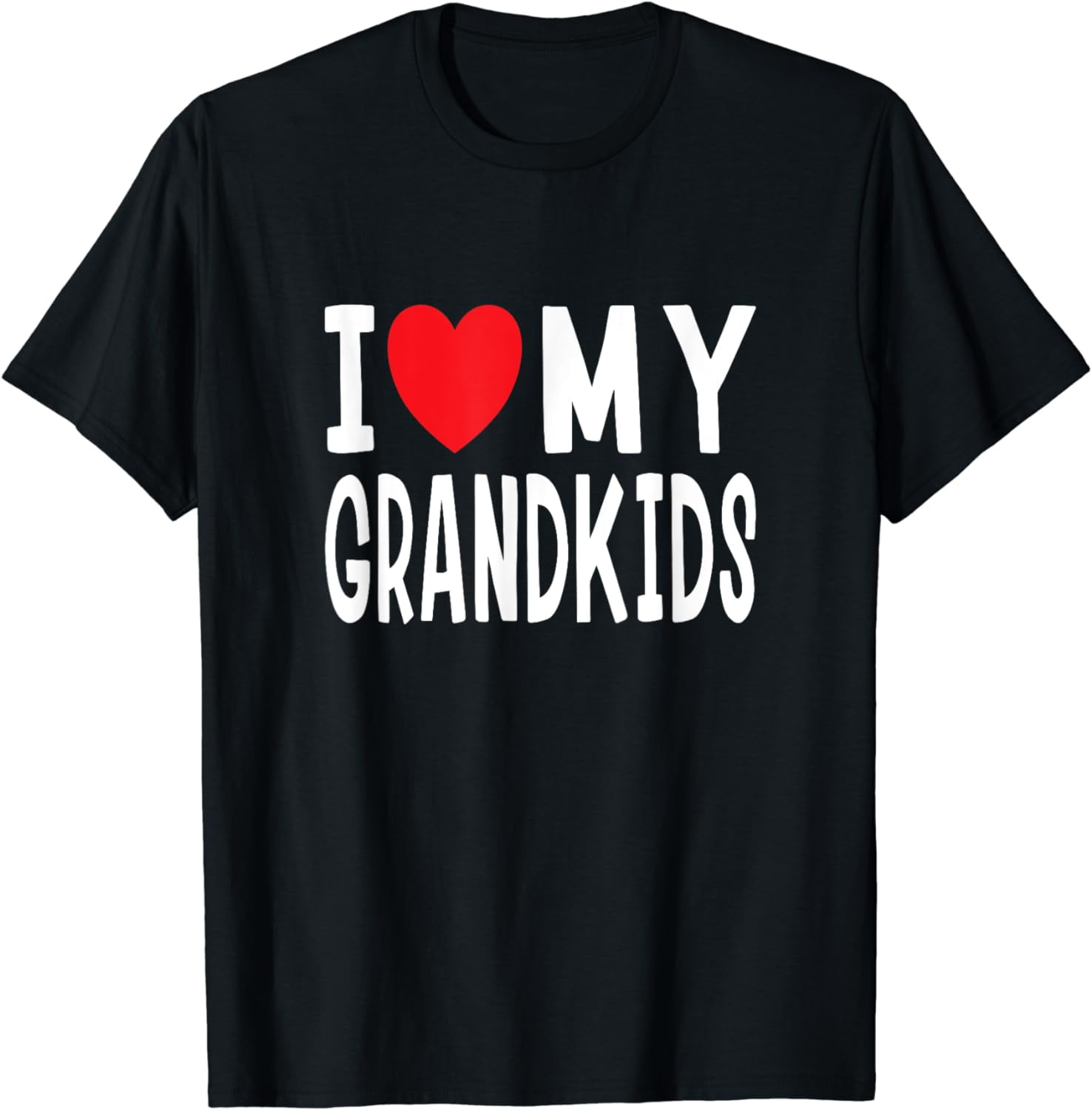 I Love My Grandkids Family Celebration Grandma Grandpa T-Shirt ...