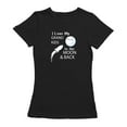 thumbnail image 1 of I Love My Grandkids To The Moon And Back Women Black T-Shirt, Female Medium, 1 of 2