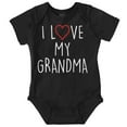 thumbnail image 1 of I Love My Grandma Cute Grandchild Romper Boys or Girls Infant Baby Brisco Brands 12M, 1 of 6