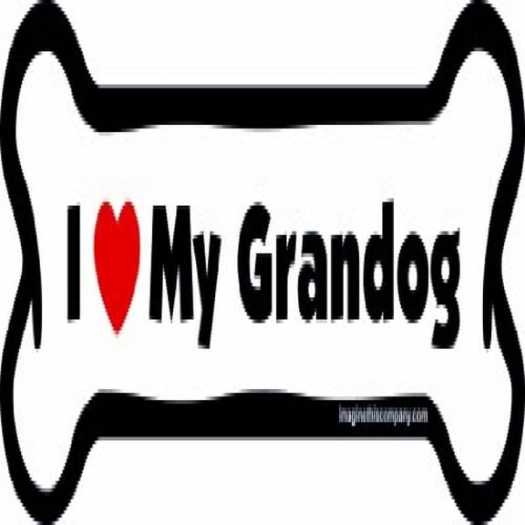 Bone Magnet Style: I Love My Grandog
