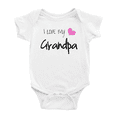 thumbnail image 1 of I Love My Grandpa Cute Baby Jumpsuit Boy Girl Unisex, 1 of 5