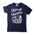 thumbnail image 1 of I Love My Grandson Shirt Grandpa Grandma Shirts Mothers Day Grandma Shirt Fathers Day Grandpa Shirt (XX-Large Navy Blue), 1 of 6