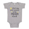 thumbnail image 1 of I Love My Great Grandma To The Moon And Back Baby Bodysuit One Piece NB Athletic Heather, 1 of 3