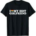 thumbnail image 1 of I Love My Hot Lesbian Girlfriend LGBT Cute Lesbian Wife Gift T-Shirt, 1 of 4