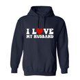 thumbnail image 1 of I Love My Husband Sarcastic Humor Novelty Funny Men's Hoodies, 1 of 2