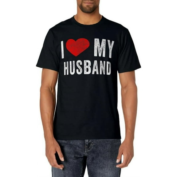 I Love My Husband Shirt Couples Matching Happy Valentine Day T-Shirt