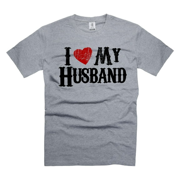 I Love My Husband Shirt Valentine's Day Gift For Her Anniversary Gifts Shirt For Wife Wifey Tee