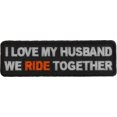 thumbnail image 1 of I Love My Husband We Ride Together Patch, 1 of 5