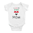 thumbnail image 1 of I Love My Iraqi Mom Cute Baby Romper Bodysuit For Boy Girl (White, 12-18 Months), 1 of 5