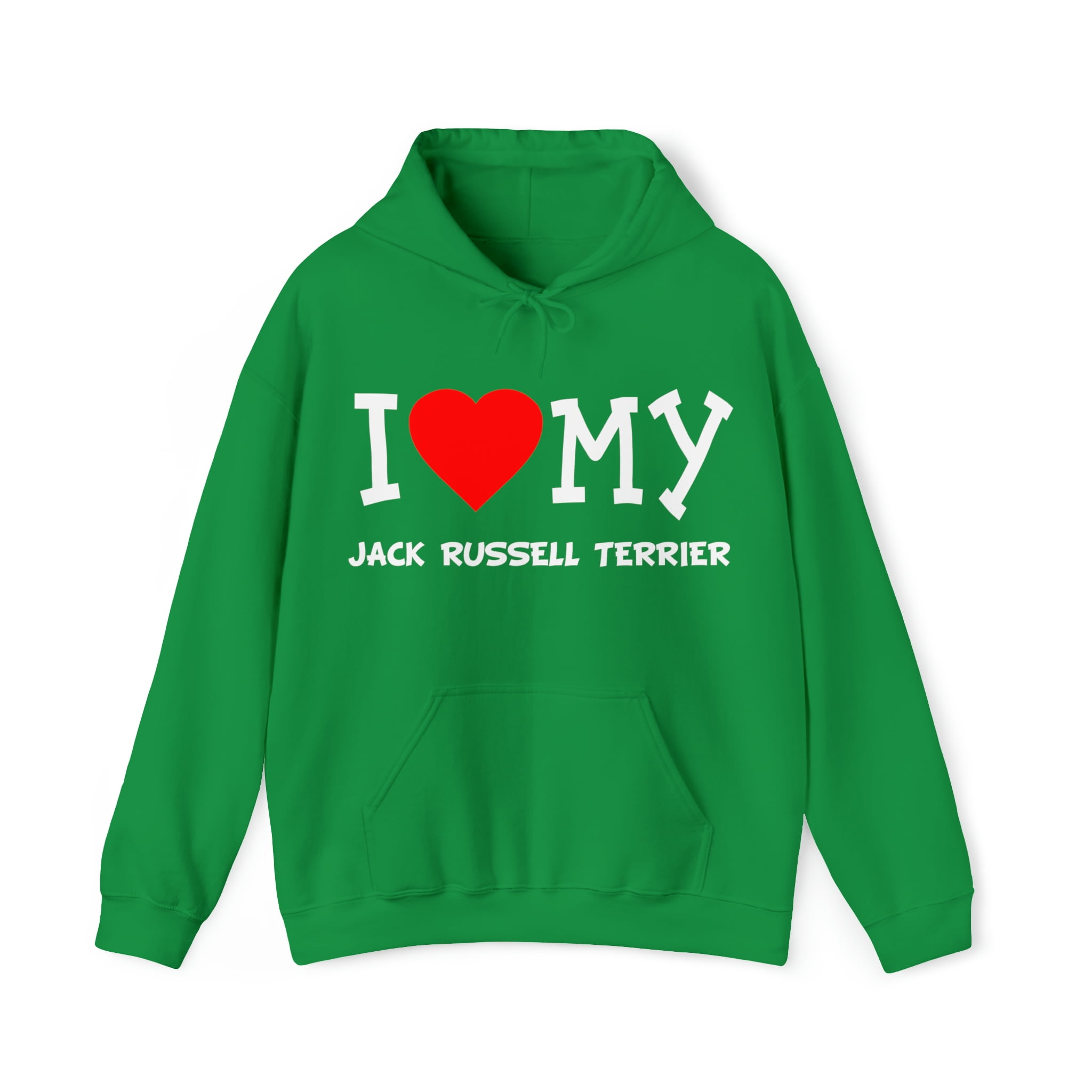 I Love My Jack Russell Terrier Dog Breed Graphic Hoodie Sweatshirt Sizes S 5XL Walmart