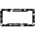 thumbnail image 1 of I Love My - Jack Russell Terrier - Plastic License Plate Frame, 1 of 1