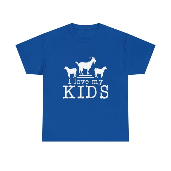 I Love My Kids Funny Goat Lover T-shirt
