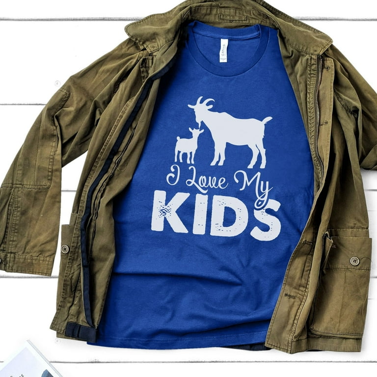 I Love My Kids Funny Gift Goat Lover Shirt I Love My Kids Funny Gift Goat Lover Shirt