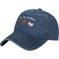 thumbnail image 1 of I Love My Ladies Unisex Baseball Cap Vintage Cotton Men Women Low Profile Dad Hat Adjustable,Navy Blue, 1 of 8