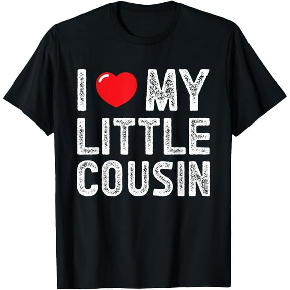 I Love My Little Cousin Vintage I Heart My Little Cousin T-Shirt