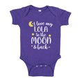 thumbnail image 1 of I Love My Lola To The Moon And Back Baby Bodysuit One Piece 24 mo Purple, 1 of 3