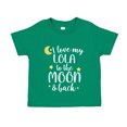 thumbnail image 1 of I Love My Lola To The Moon And Back Toddler T-Shirt 2T Kelly Green, 1 of 3