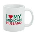 thumbnail image 1 of I Love My Mexican Husband White Mug, 1 of 4