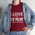 thumbnail image 1 of I Love My Mom Funny Teenager Gift Teen Boy Gamer T-Shirt, 1 of 2