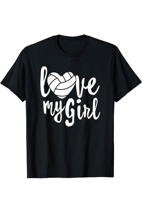 I Love My Mom Volleyball Cute Volleyball Mom T-Shirt