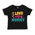 thumbnail image 1 of I Love My Mommy '80s Retro Toddler T-Shirt 4T Black, 1 of 3