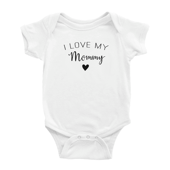 I Love My Mommy Cute Baby Jumpsuits Newborn ClothesUnisex