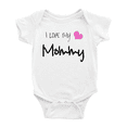 thumbnail image 1 of I Love My Mommy Cute Baby Outfits For Boy Girl Clothing Gift, 1 of 5