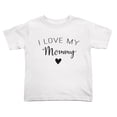 thumbnail image 1 of I Love My Mommy Cute Toddler Tshirts for Boys Girls (White, Youth L), 1 of 5
