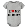 thumbnail image 1 of I Love My Mommy Outfit Baby Girl Short Sleeve Going Home Newborn Outfit Girl White Infant Onsies0-3 Months for Boys, 1 of 2