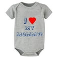 thumbnail image 1 of I Love My Mommy Welcome Home Baby Girl Outfit Short Sleeve Baby Bodysuit White White Baby Boy Suits 0-3 Months, 1 of 2