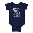 thumbnail image 1 of I Love My Nina To The Moon And Back Baby Bodysuit One Piece 18 mo Navy Blue, 1 of 3