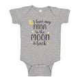 thumbnail image 1 of I Love My Nina To The Moon And Back Baby Bodysuit One Piece NB Athletic Heather, 1 of 3