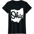 thumbnail image 1 of I Love My Ohio Home Script Ohio TShirt Buckeye State Shirt, 1 of 3