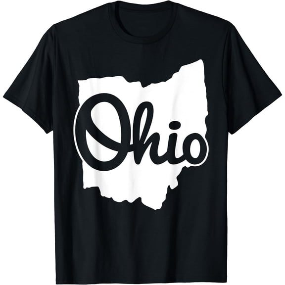 I Love My Ohio Home Script Ohio TShirt Buckeye State Shirt