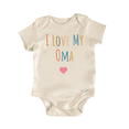 thumbnail image 1 of I Love My Oma - Baby Bodysuit, 1 of 6