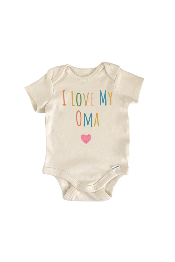 I Love My Oma - Baby Bodysuit