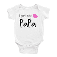 thumbnail image 1 of I Love My PaPa Cute Baby One-pieces For Boy Girl Unisex, 1 of 5