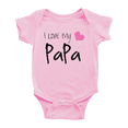 thumbnail image 1 of I Love My PaPa Cute Baby One-pieces For Boy Girl Unisex, 1 of 5
