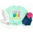 thumbnail image 1 of I Love My Peeps T-Shirt, Easter Bunny Shirt, Easter Family Matching Tee, Teacher Easter Day Shirt, 1 of 5