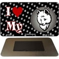 thumbnail image 1 of I Love My Pomeranian Novelty Metal Magnet M-3922 3.5" x 2" Magnet (M), 1 of 1