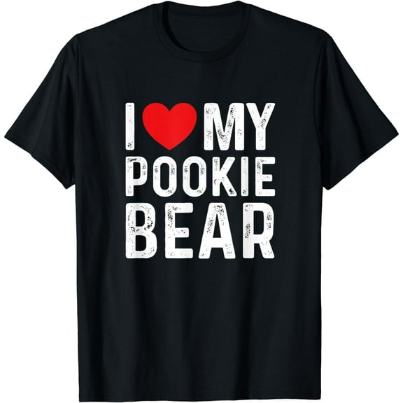 I Love My Pookie Bear Valentine's Day T-Shirt