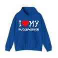 thumbnail image 1 of I Love My Pudelpointer Dog Breed Graphic Hoodie Sweatshirt, Sizes S-5XL, 1 of 9