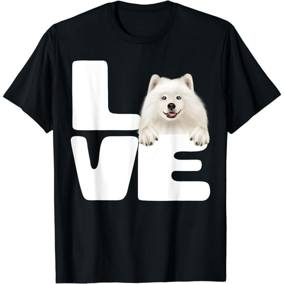 I Love My Samoyed Dog Lover T-Shirt