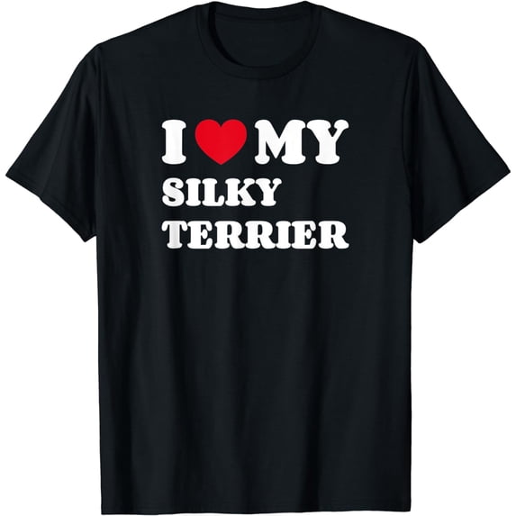 I Love My Silky Terrier Australian Silky Terrier T-Shirt