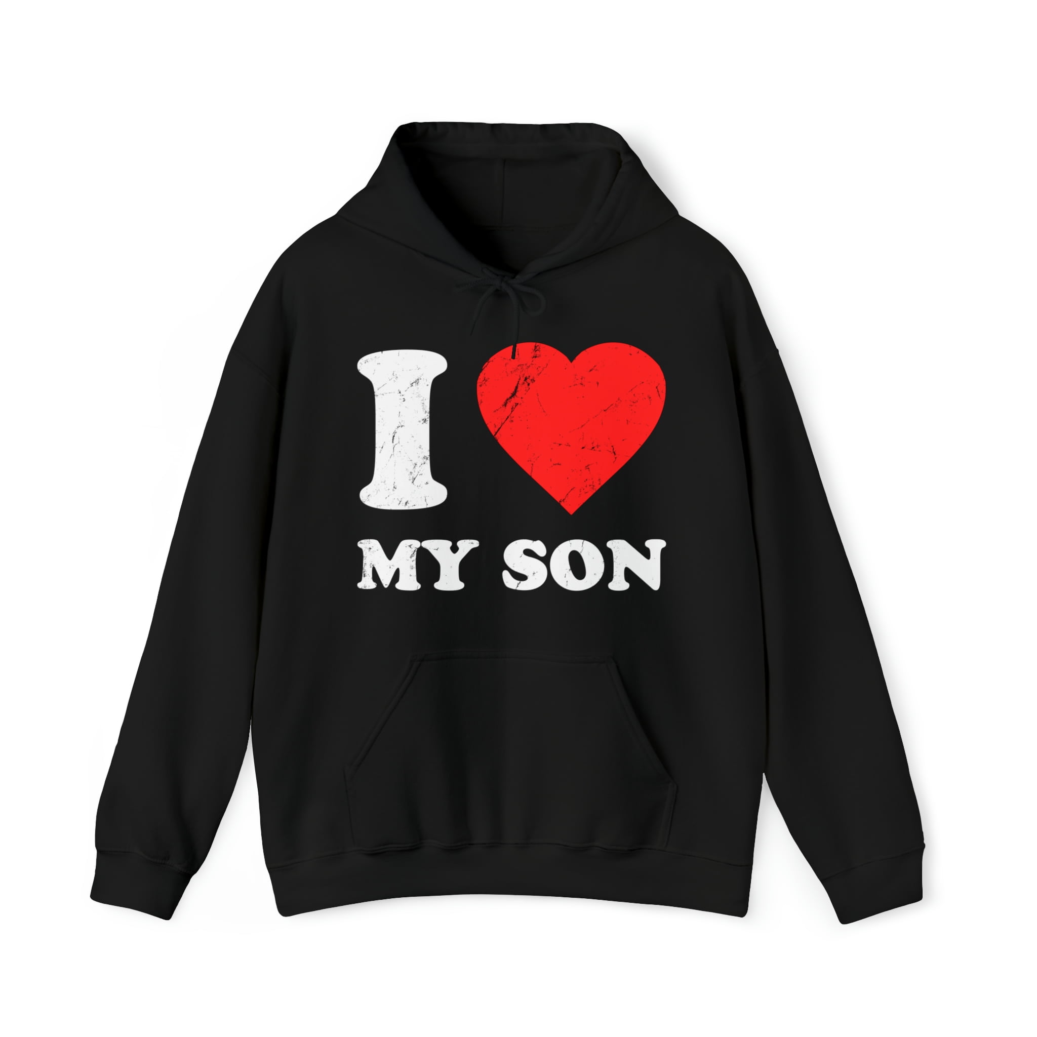 I Love My Son Graphic Hoodie Sweatshirt, Sizes S-5XL - Walmart.com