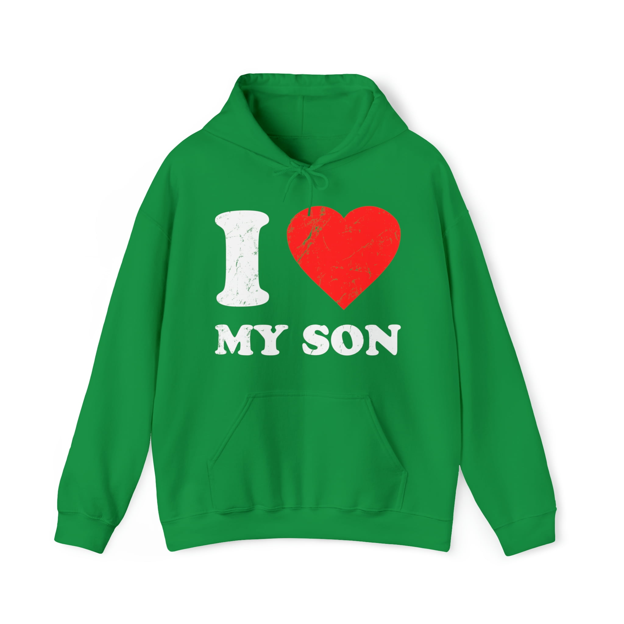 I Love My Son Graphic Hoodie Sweatshirt, Sizes S-5XL - Walmart.com